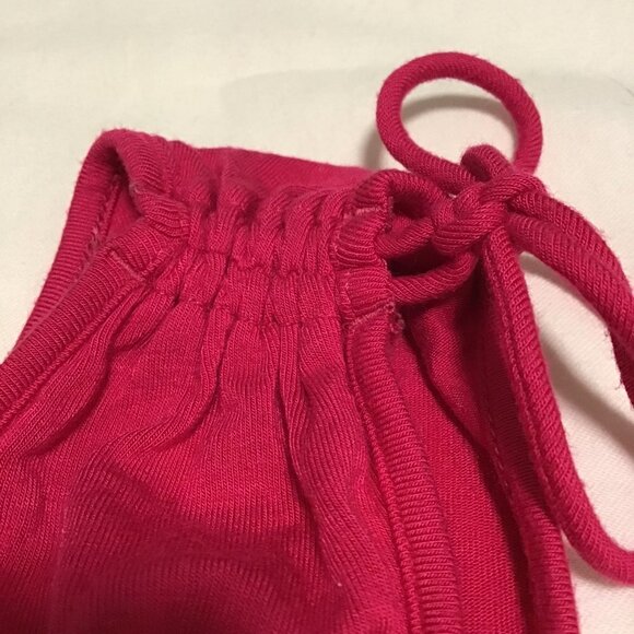 Pink by Victoria's Secret Deep V Tie Shoulder Sundress Size L - Picture 10 of 12